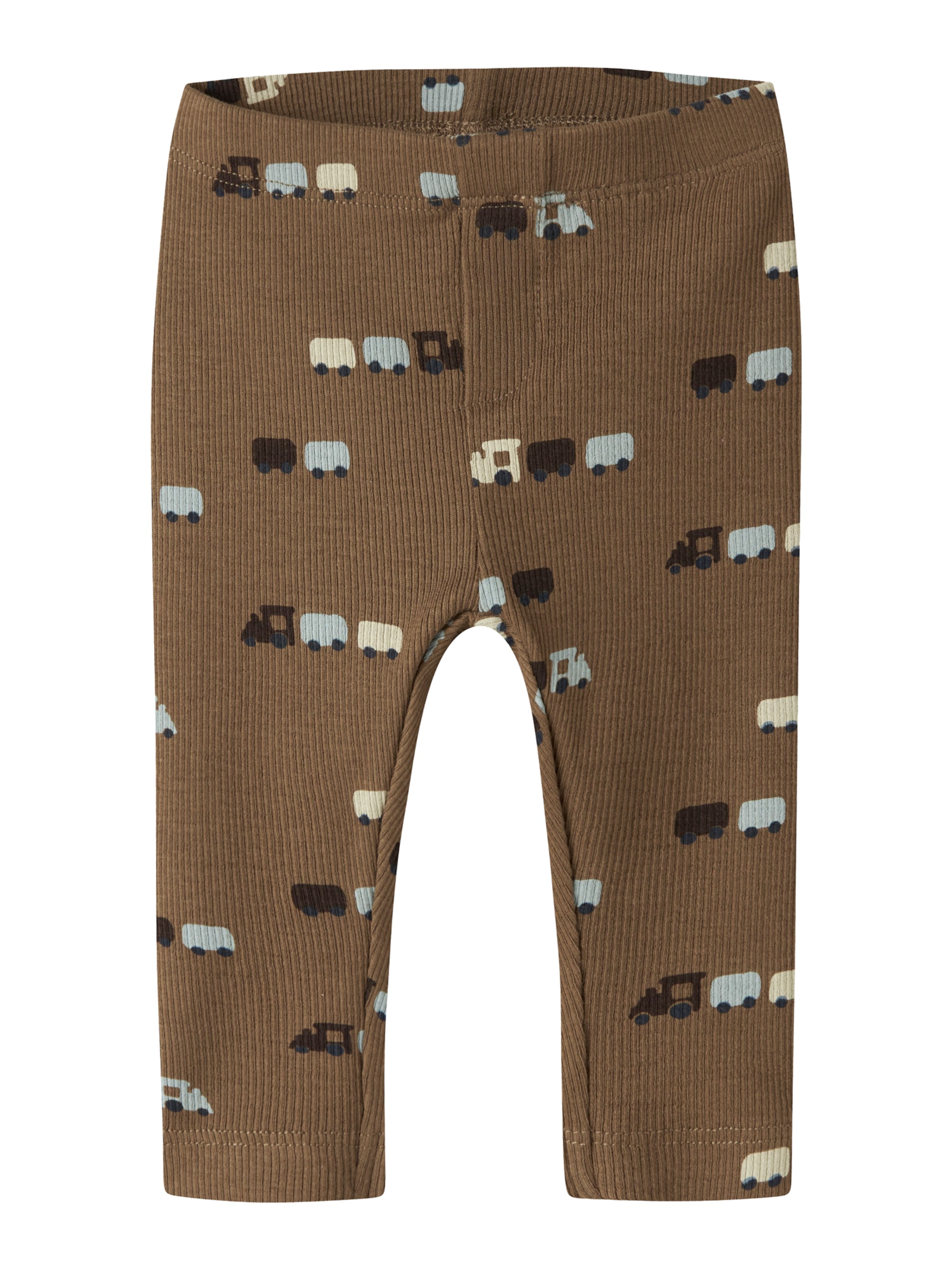 NAME IT - Skinny Leggings 'NBMROTRAIN JOHN' en marrón: frente