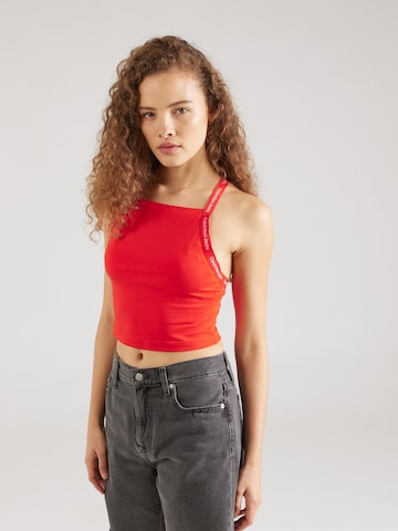 Calvin Klein Jeans Regular Top ' ' in Red: front