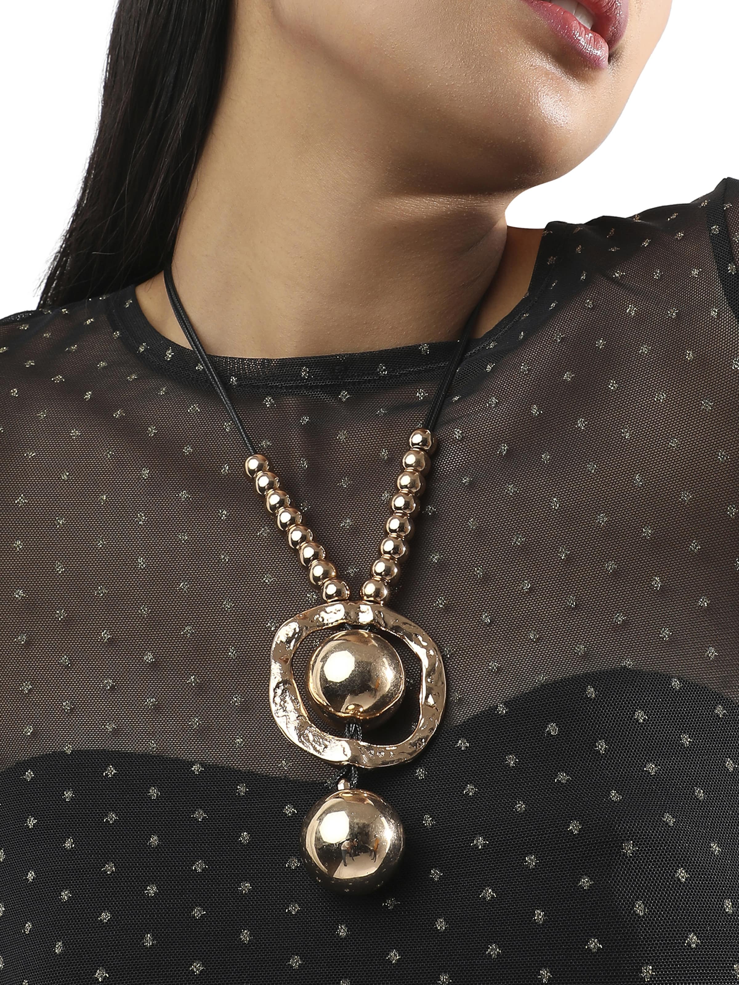 SOHI Łańcuszek 'Shilap' w kolorze złoty: przód