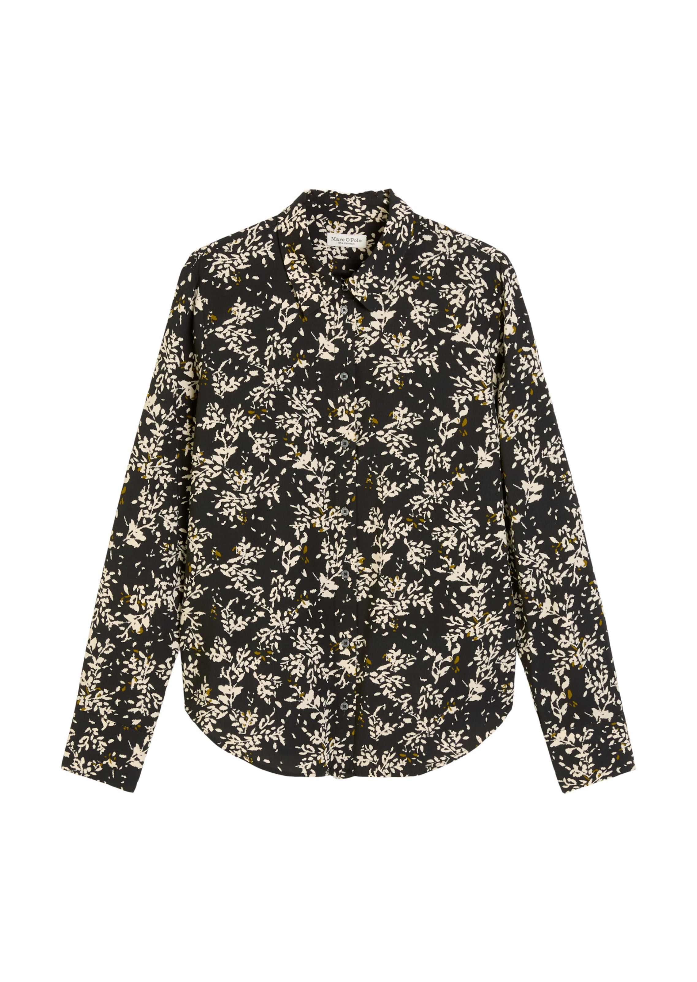 Marc O'Polo Bluse in Schwarz: Vorderseite