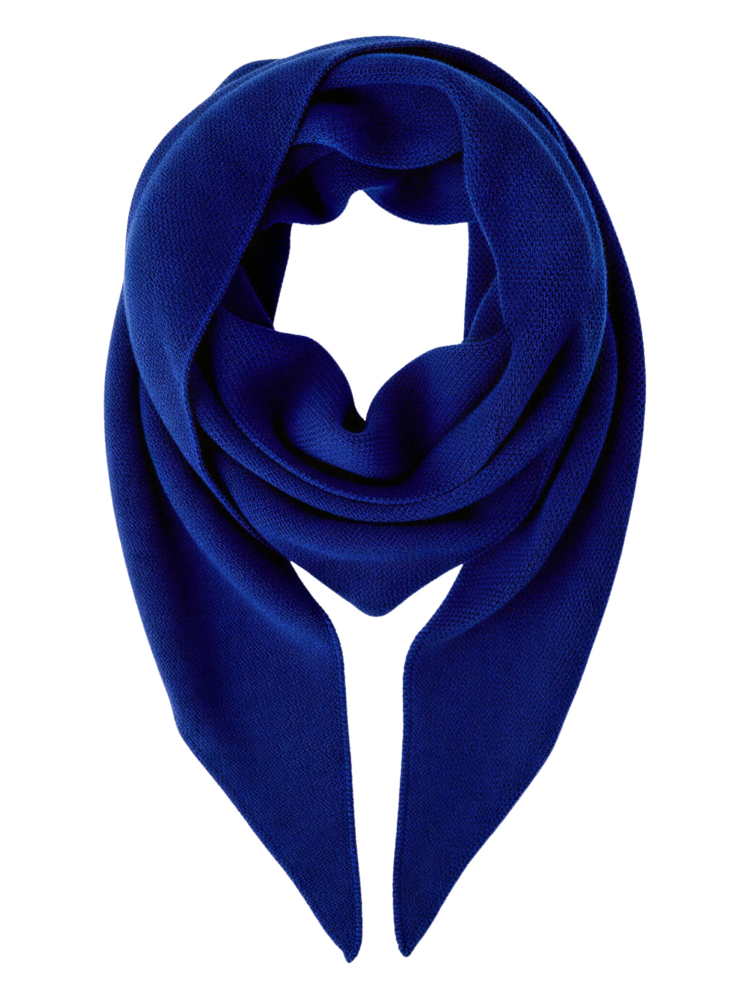 OUI Scarf in Blue: front