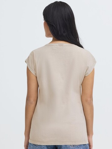 Oxmo Shirt ' OXSille ' in Beige