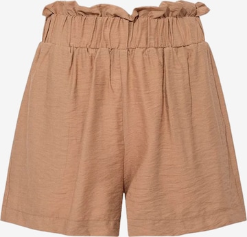 Rivus Loosefit Broek in Beige: voorkant