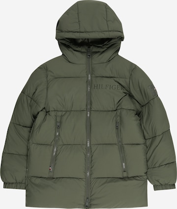 TOMMY HILFIGER Winter jacket in Green: front
