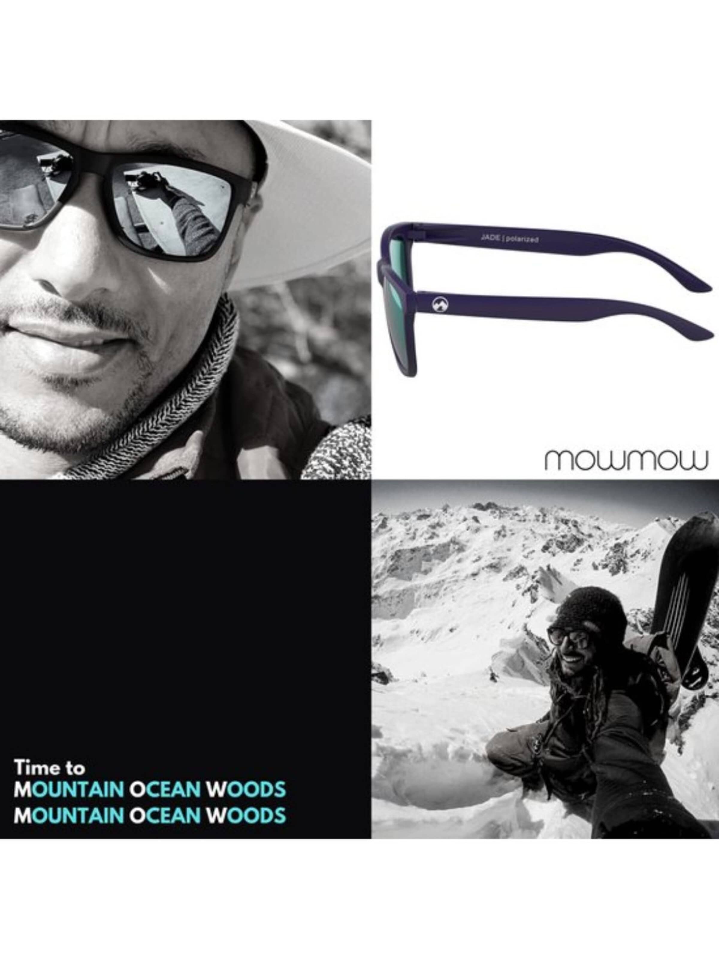 Mowmow - Gafas de sol deportivas 'MowMow Opal LIMITED Sunglasses - Polarized - Men - Women' en verde