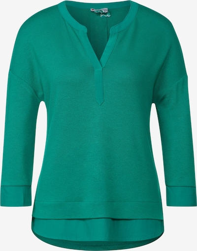 Marškinėliai iš STREET ONE, spalva – smaragdinė spalva, Prekių apžvalga