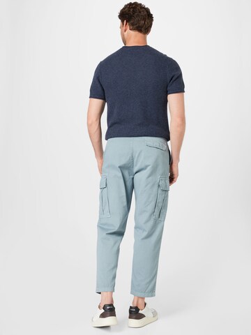 BURTON MENSWEAR LONDON - Tapered Calças cargo em azul