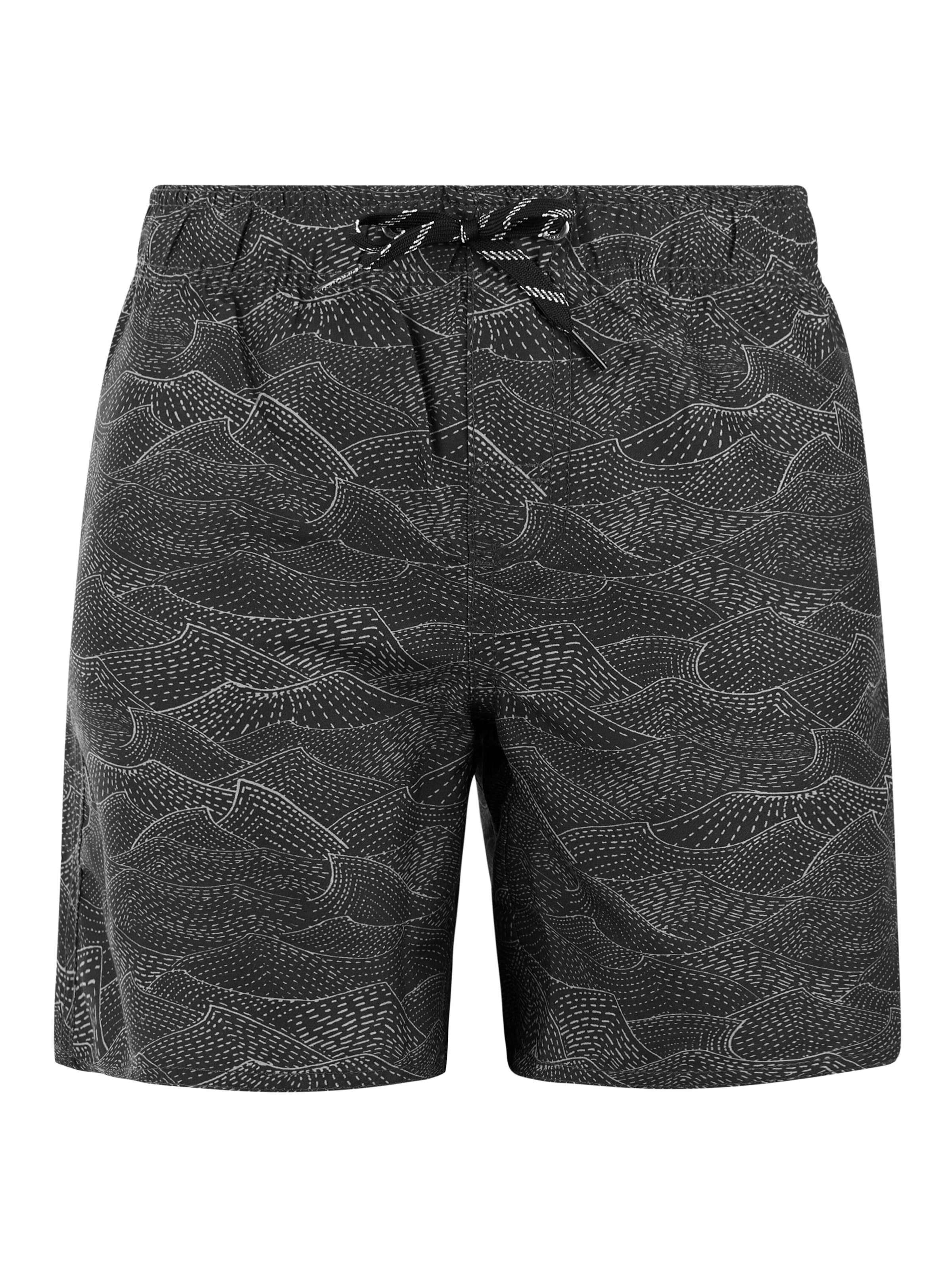 PROTEST Badeshorts 'PRTFloris JR'‌‌‌‌‌‌‌‌ in Schwarz: Vorderseite