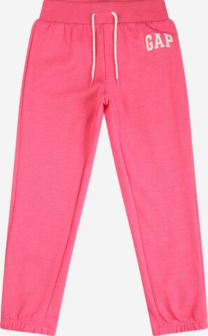 Tapered Pantaloni di GAP in rosa: frontale