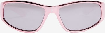 Bershka Sunglasses in Pink: front