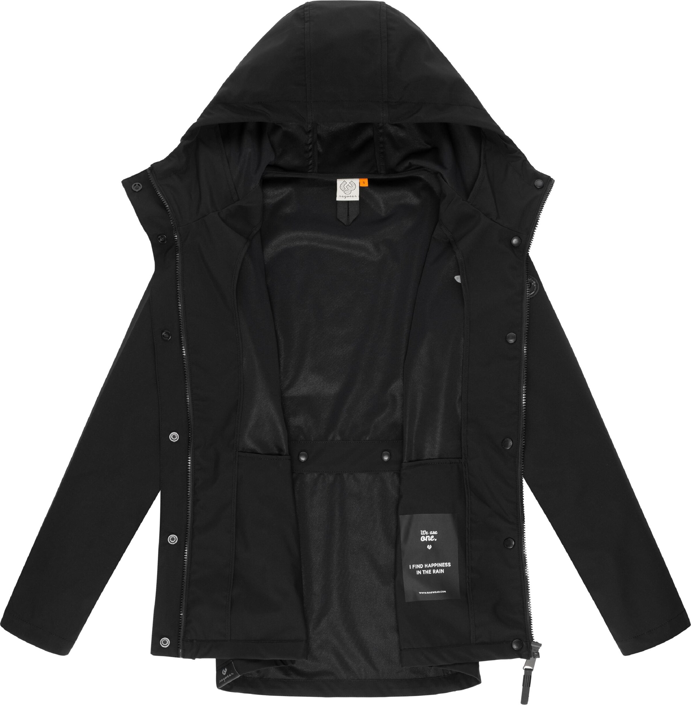 Ragwear Funktionsjacke 'Margge' in Schwarz