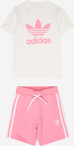 ADIDAS ORIGINALS Sweatsuit 'Adicolor And' in White: front