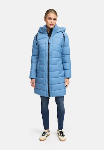 MARIKOO Winter coat 'Kaltnäschen 16' in Blue: front