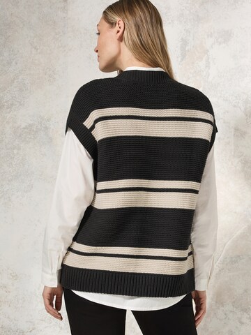 CECIL Strickweste in Schwarz