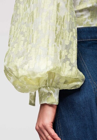 Ombre Blouse in Green