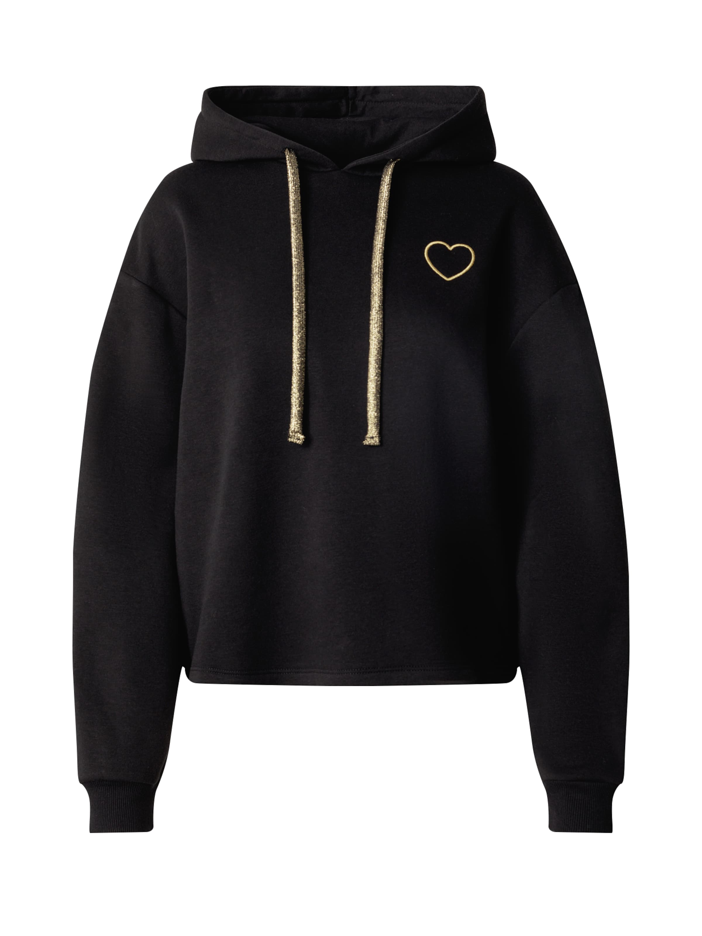 PIECES Mikina 'PCCHILLI' - Čierna: predná strana