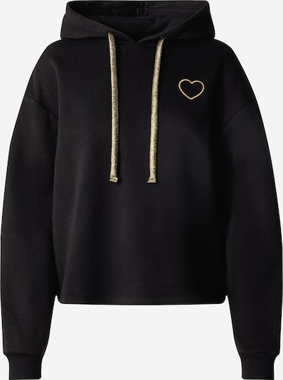 PIECES Sweatshirt 'PCCHILLI' in gold / schwarz, Produktansicht