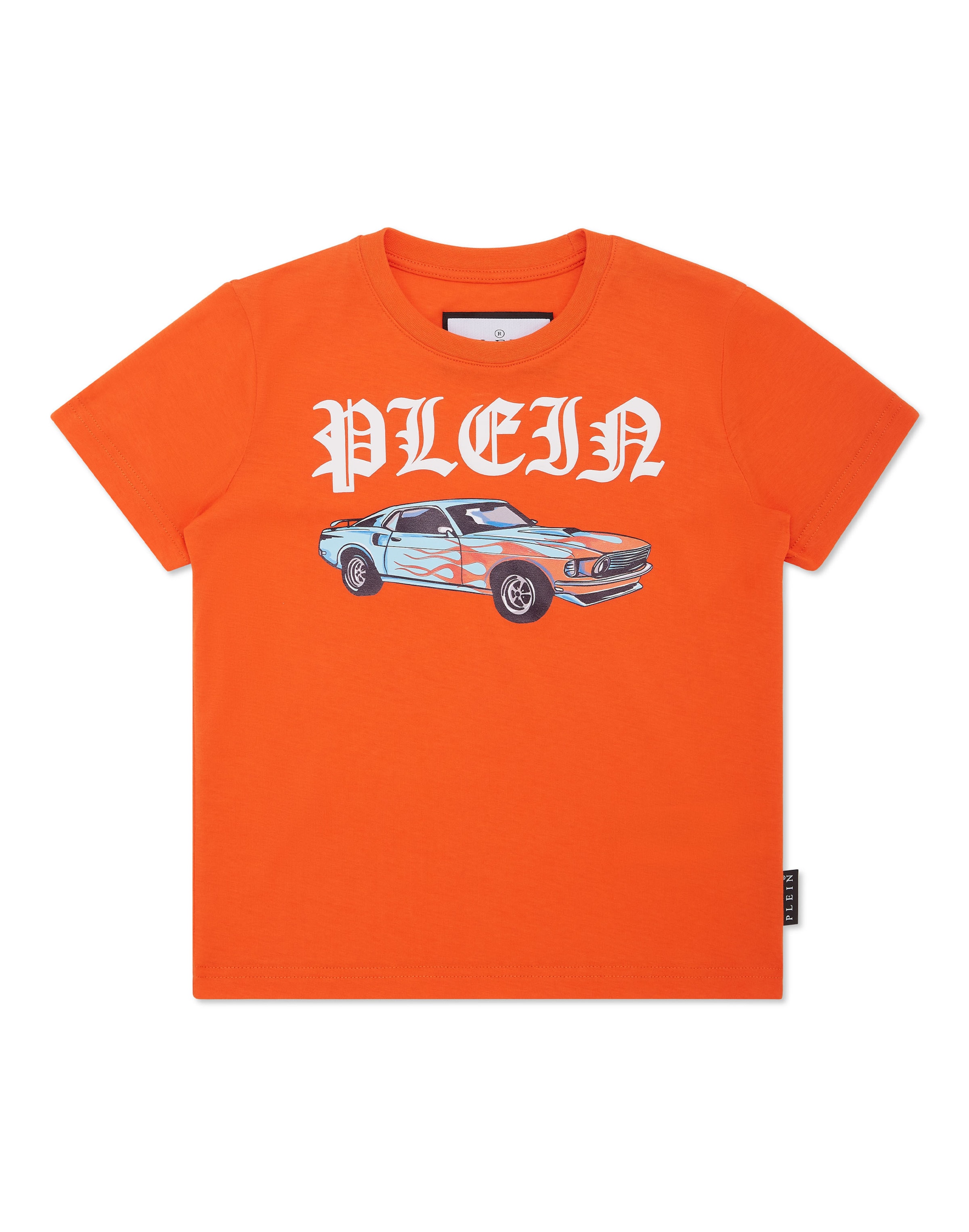 Philipp Plein - Camisola 'Racing' em laranja: frente