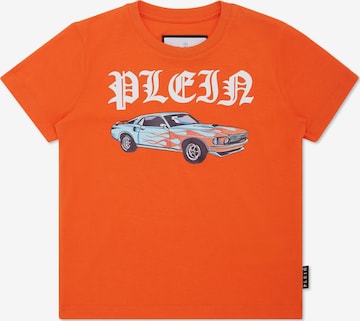 Philipp Plein - Camisola 'Racing' em laranja: frente
