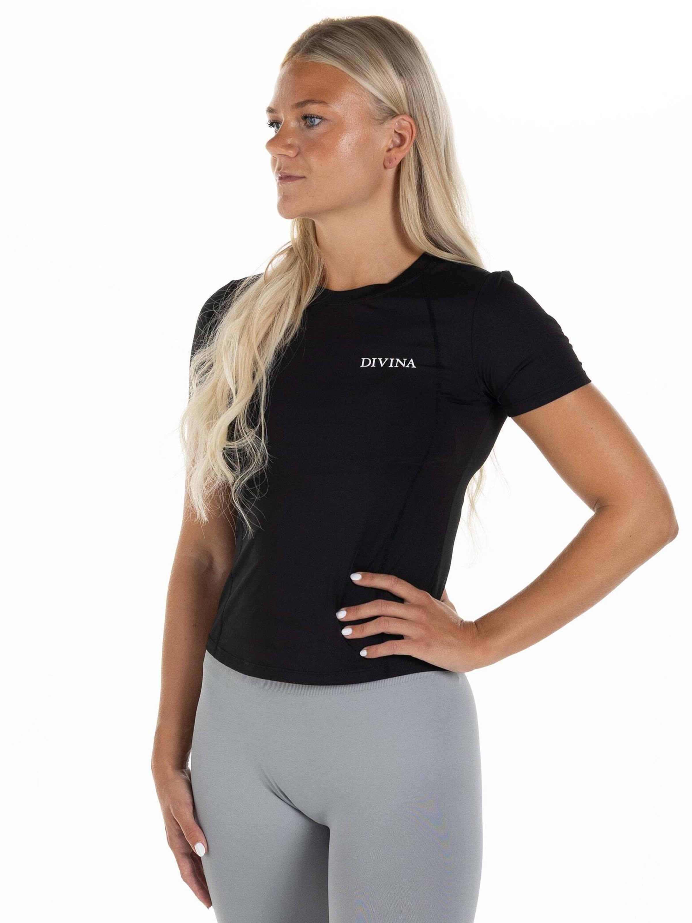 Divina Functioneel shirt 'Mundus' in Zwart