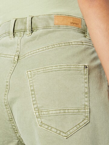 ESPRIT Zvonové kalhoty Džíny – zelená