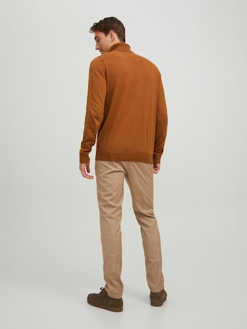 JACK & JONES Sweater 'Emil' in Brown