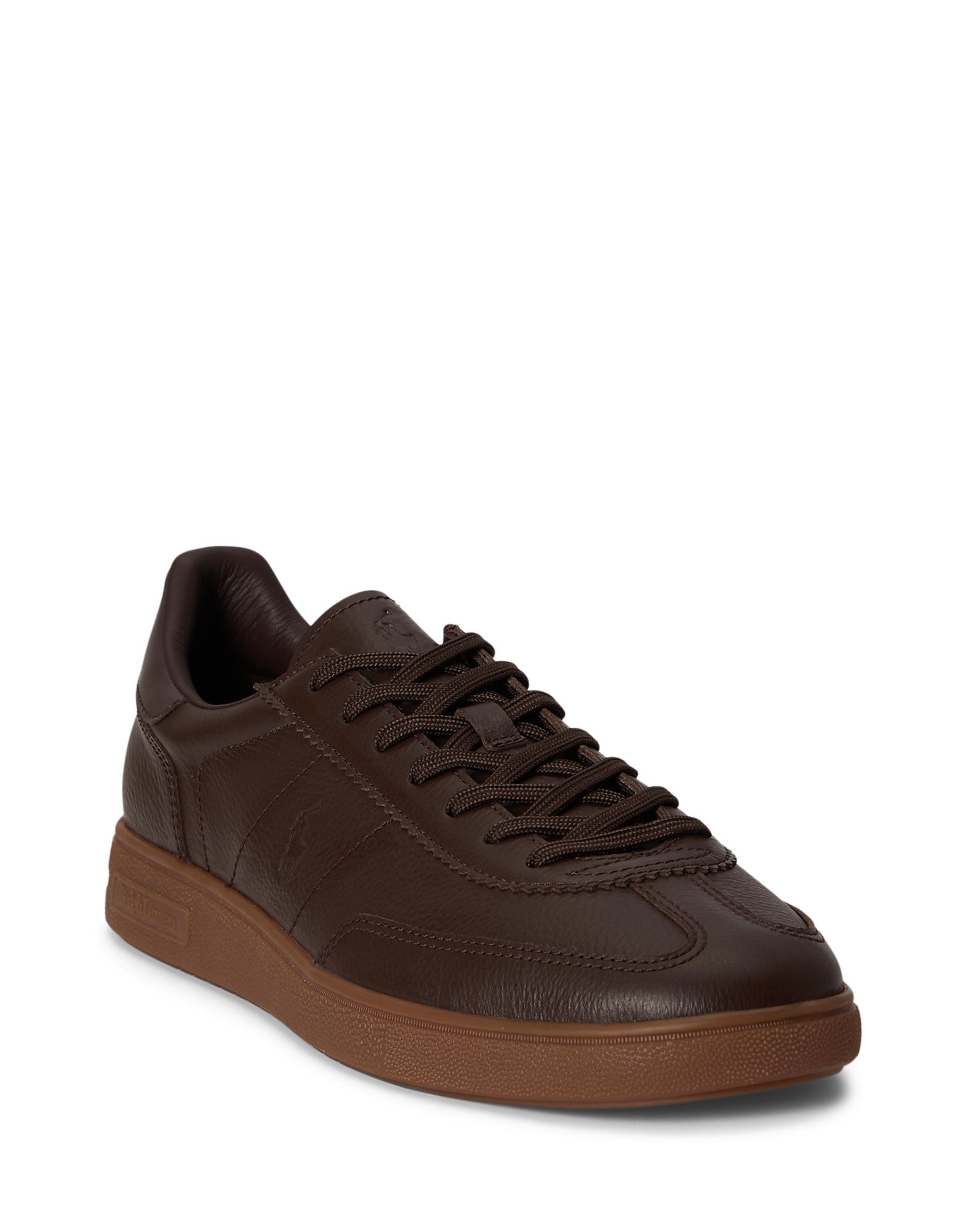 Polo Ralph Lauren Sneakers 'BEDFORD' in Brown: front