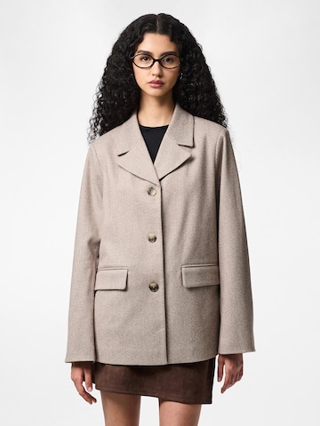 PIECES Демисезонное пальто 'PCBIANCA' в Серый: спереди