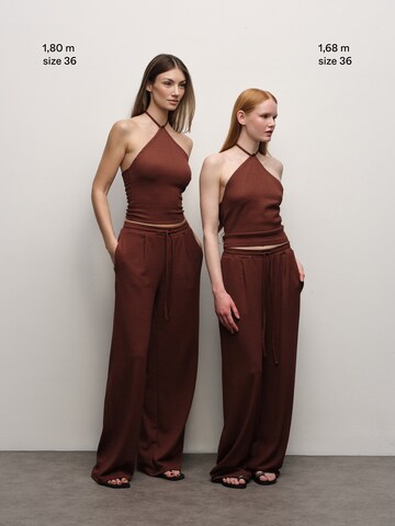 Loosefit Pantalon 'Ava' RÆRE by Lorena Rae en marron