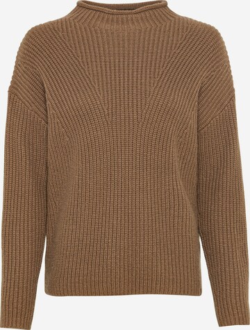 CAMEL ACTIVE Strickpullover in Braun: front