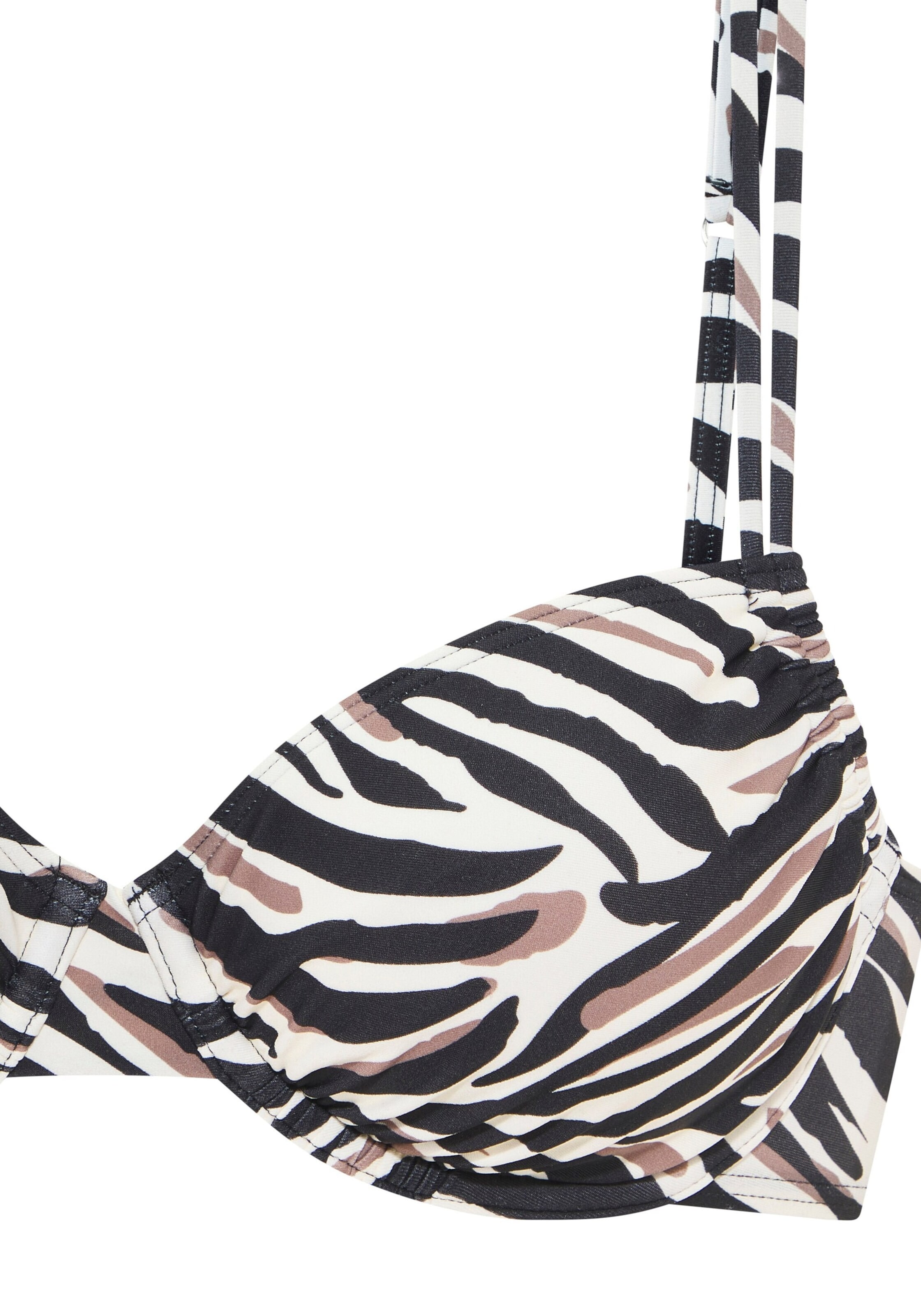 LASCANA Push-up Bikinitop in Schwarz