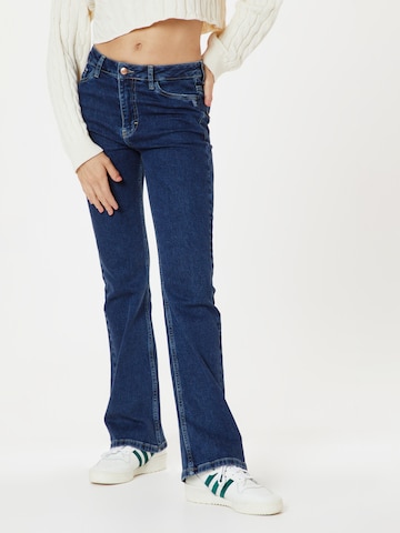 PULZ Jeans Bootcut Kavbojke 'TALIA' | modra barva: sprednja stran
