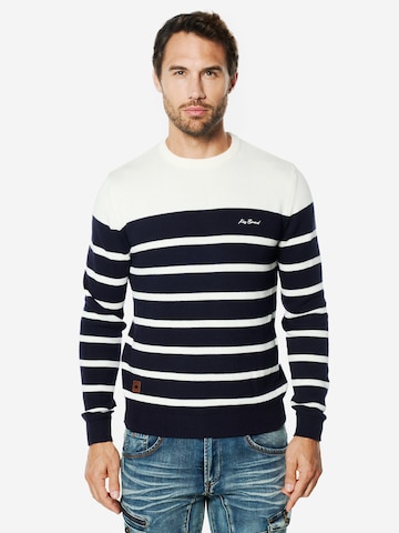 KOROSHI Sveter - Modrá: predná strana