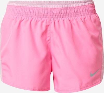 NIKE Pantalon de sport en gris / rose / rose pastel, Vue avec produit