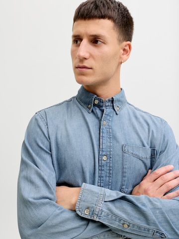 Regular fit Camicia 'JJEBROOK' di JACK & JONES in blu