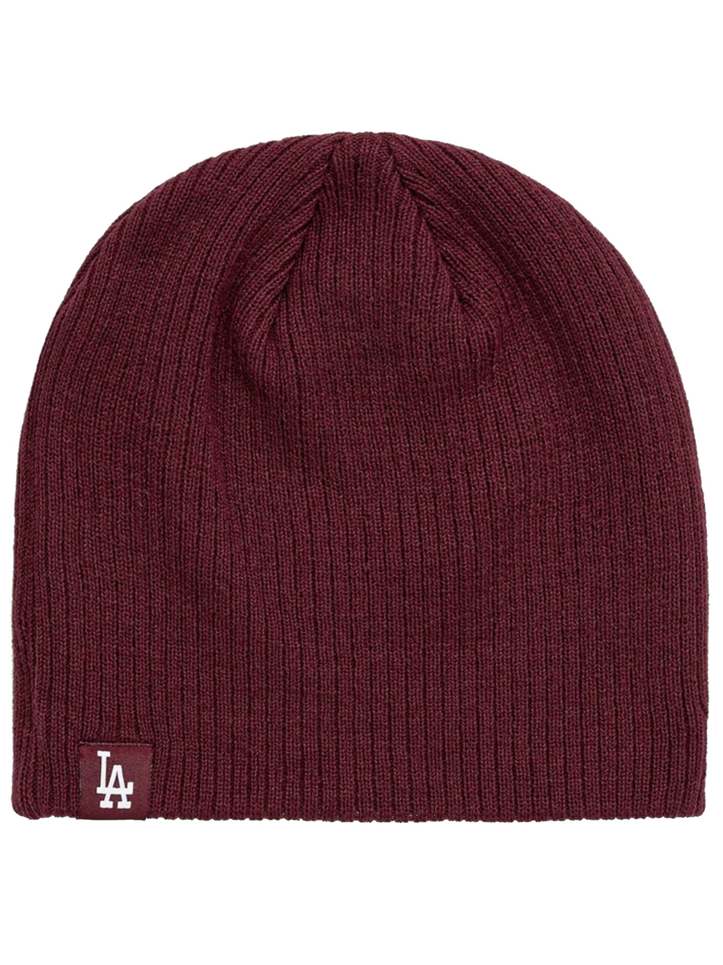 NEW ERA Beanie 'New Era Skully Los Angeles Dodgers Hat' in Red: front