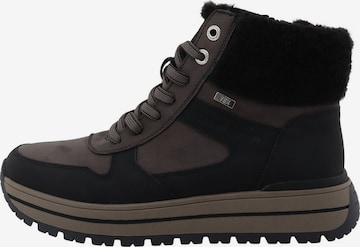 Bottes TOM TAILOR en noir : devant