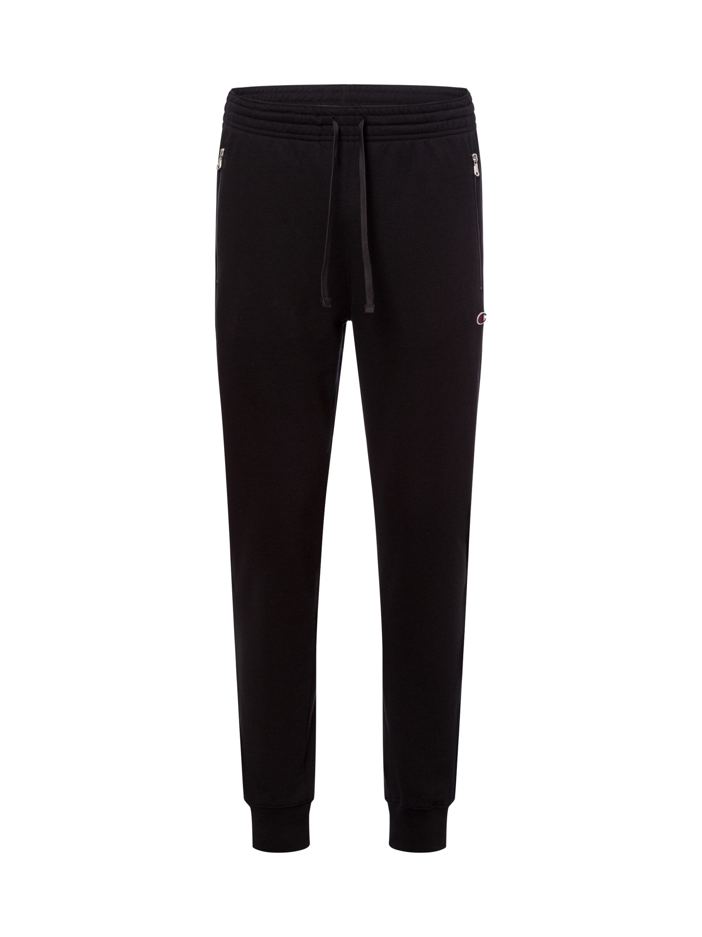 Champion Authentic Athletic Apparel Slim fit Trousers in Black: front