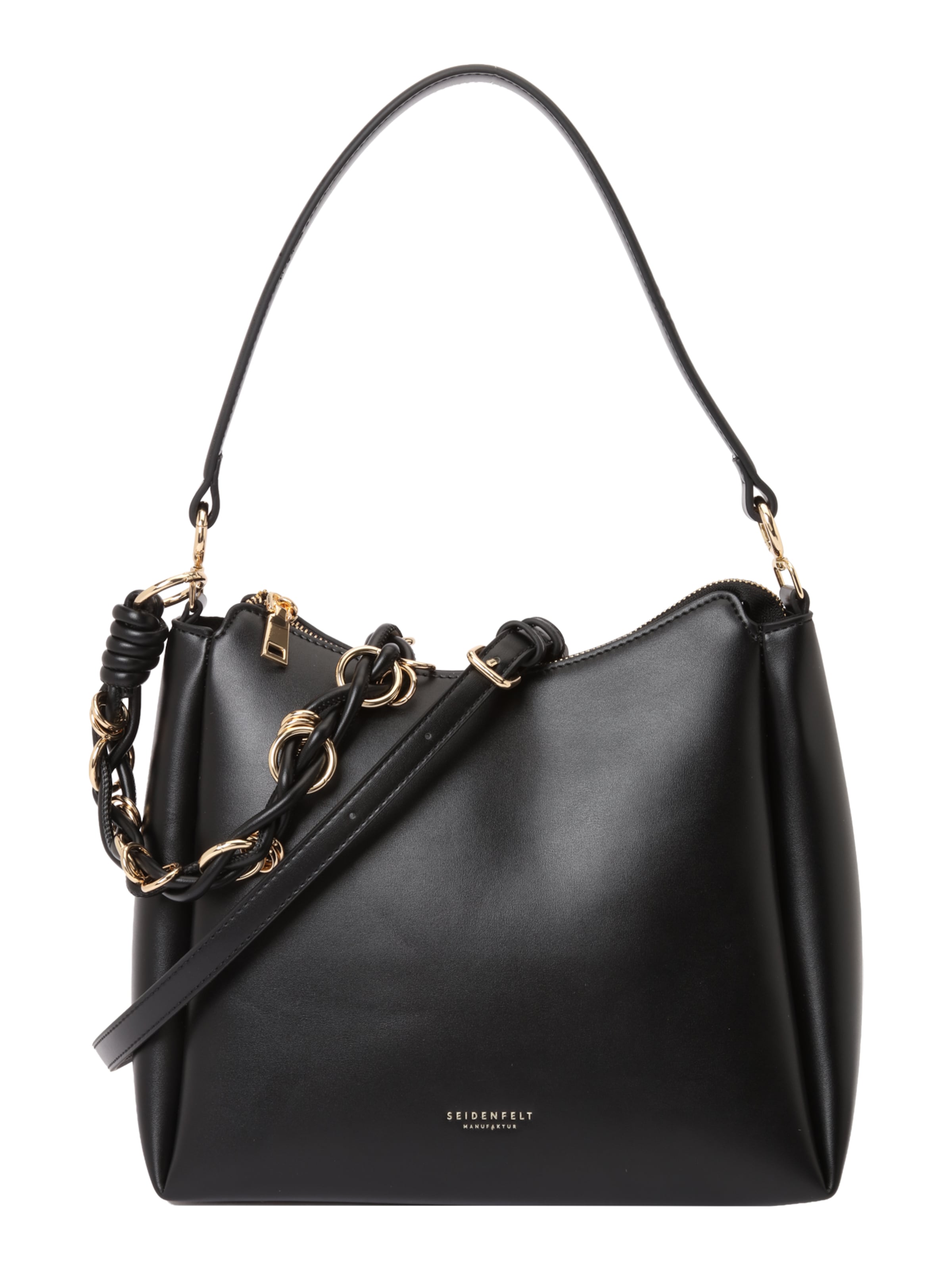 Seidenfelt Taška přes rameno 'Sundby' – černá: přední strana