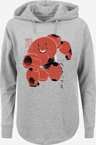 F4NT4STIC Sweatshirt 'Big Hero 6 Baymax Suite Pose' in Grijs: voorkant