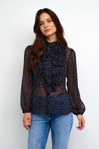 SAINT TROPEZ Blouse 'Lilja' in Blauw: voorkant