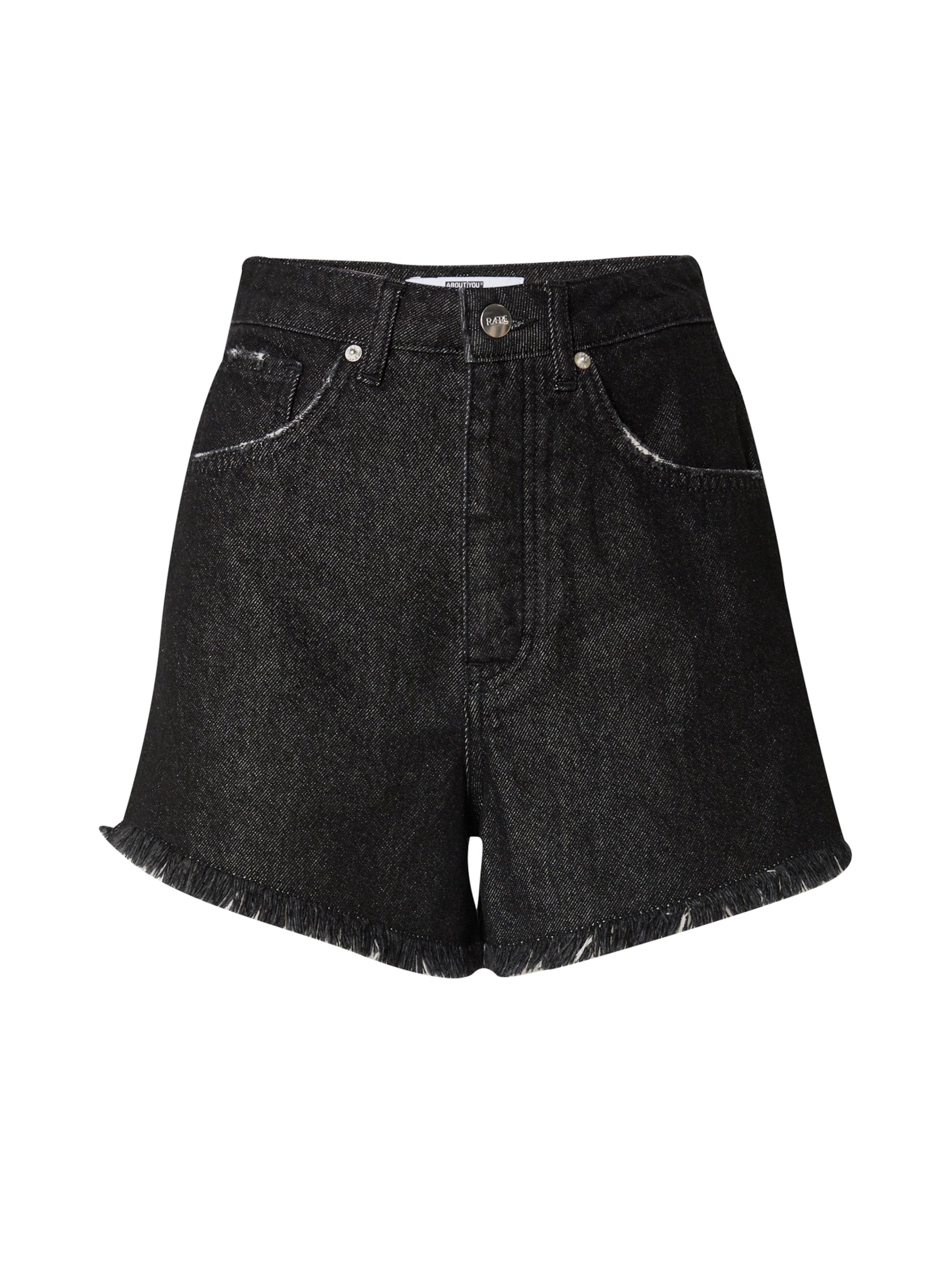 RÆRE by Lorena Rae - Regular Calças de ganga em preto: frente