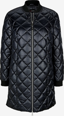 MIAMODA Between-Season Jacket in Black: front