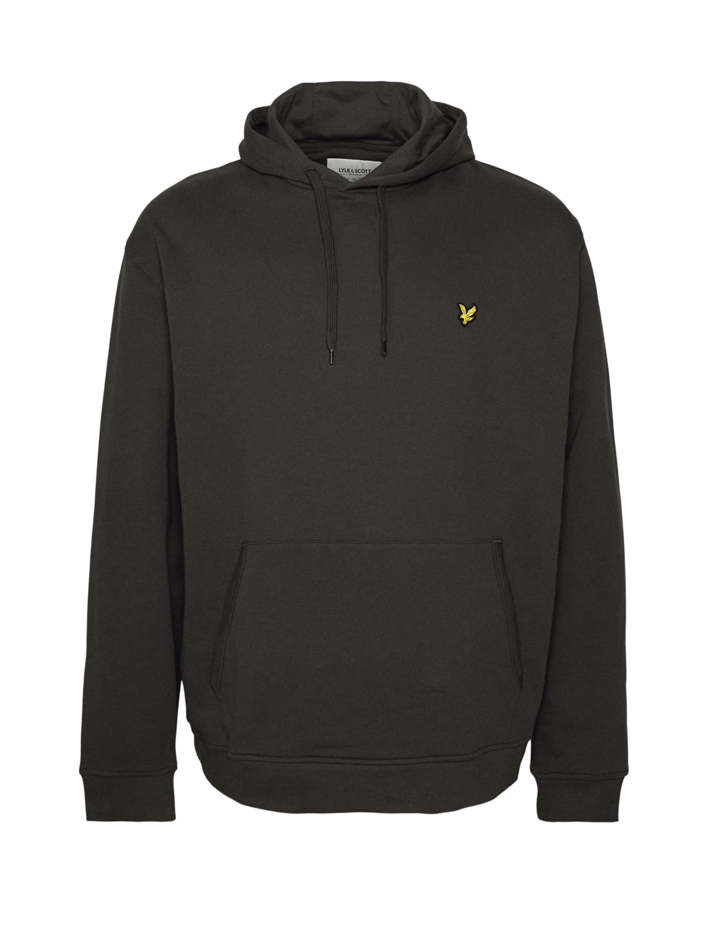 Bluză de molton de la Lyle & Scott Big&Tall pe gri: față