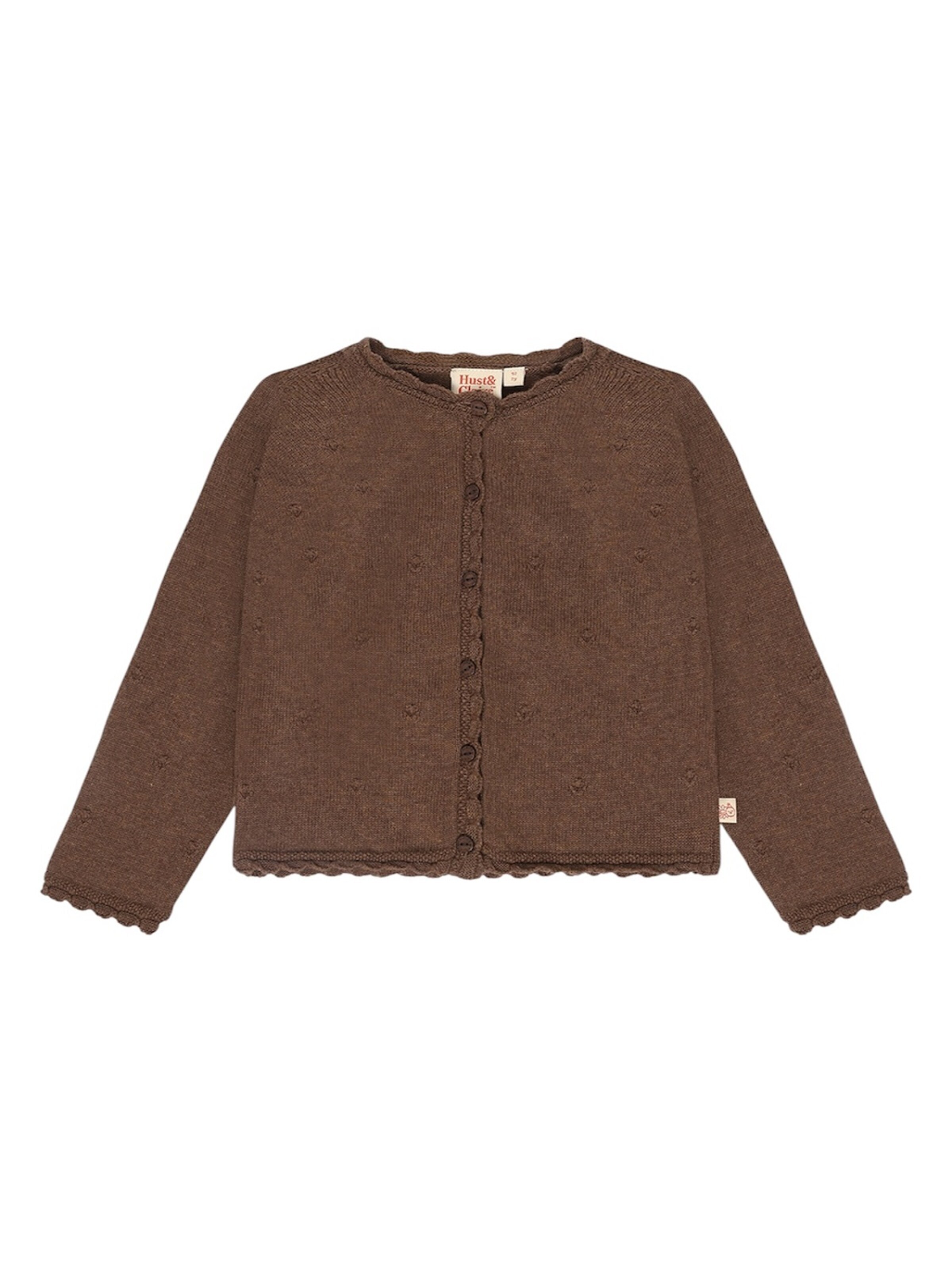 Hust & Claire Strickjacke 'HCCilja'‌‌‌‌‌‌‌ in Braun: Vorderseite
