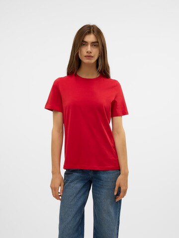 Maglietta 'VMPaulina' di VERO MODA in rosso: frontale