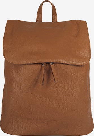 Sac à dos Samantha Look en marron : devant