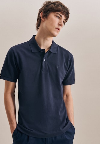 SEIDENSTICKER Polo-Shirt ' Slim ' in Blau: front