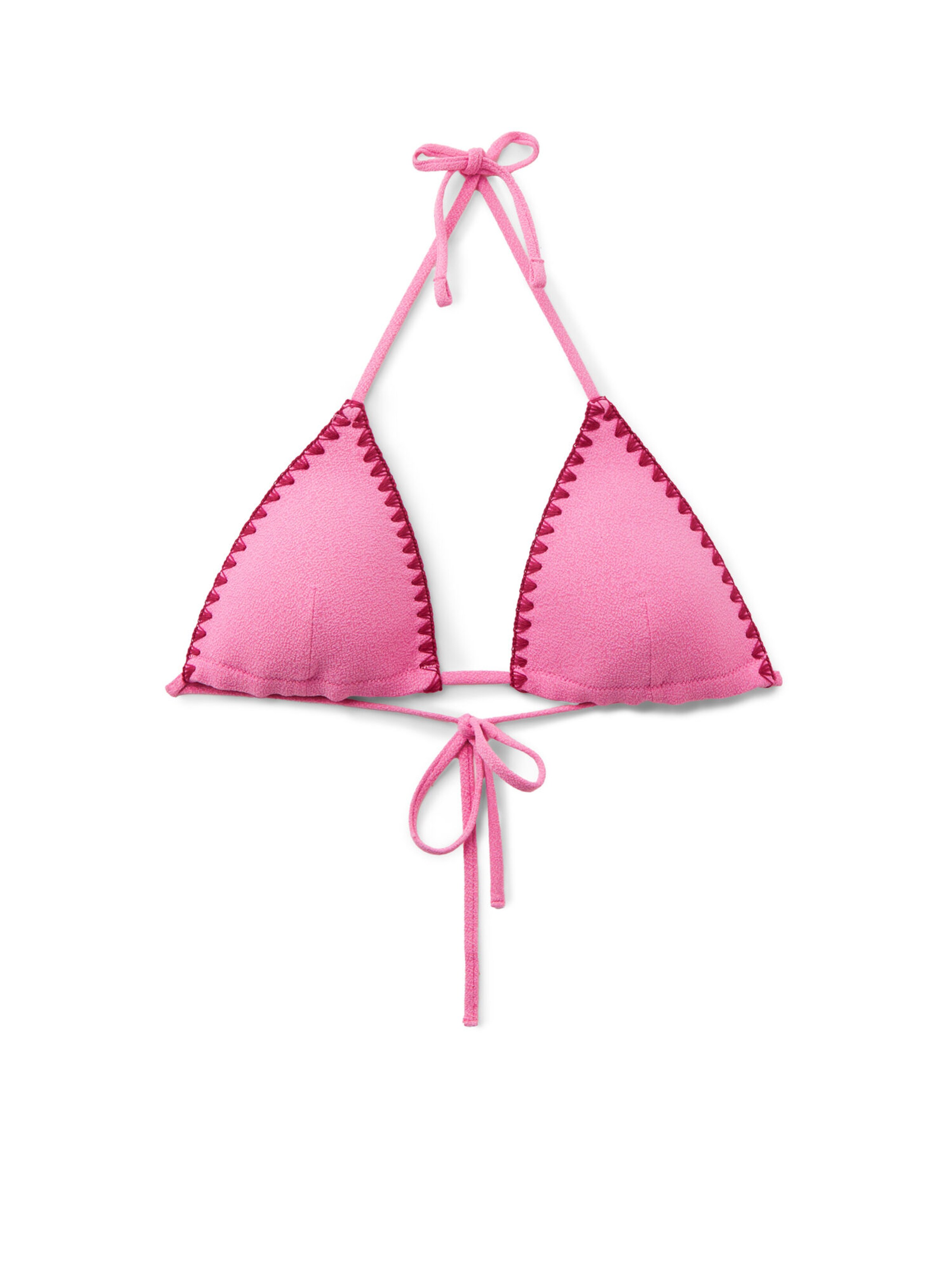 Tezenis Triangel Bikinitop in Pink: Vorderseite