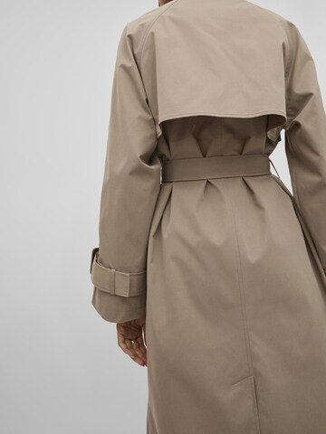 VILA Between-Seasons Coat in Brown